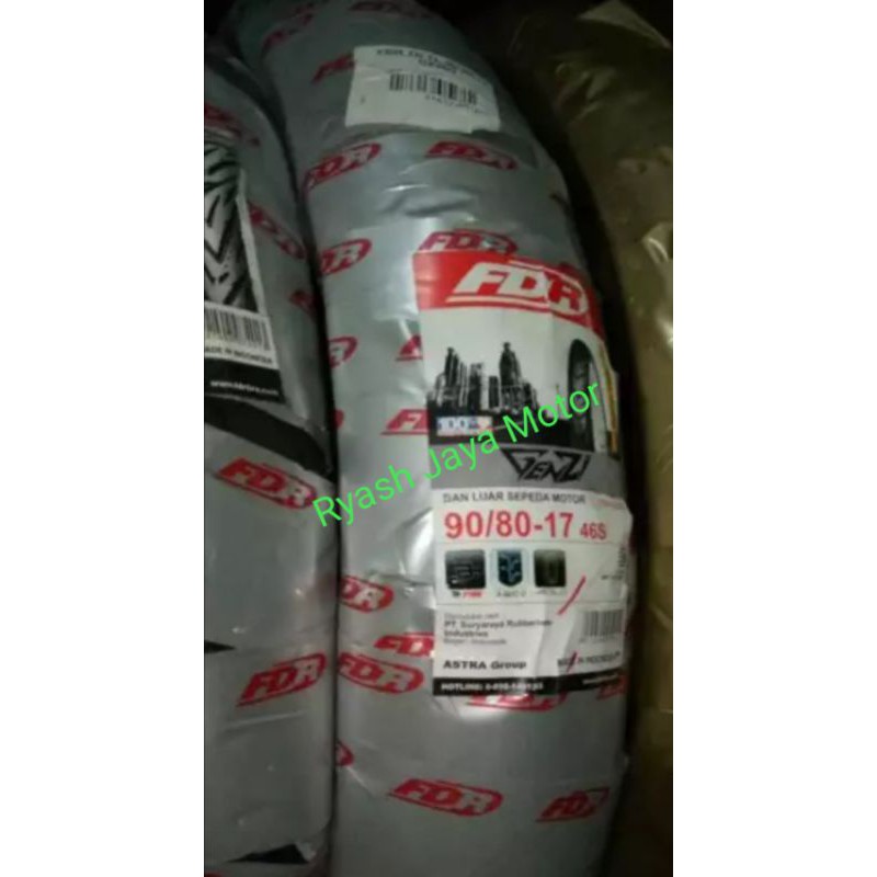 Ban Tubeless FDR genzi/pro 90/80-17 for vixion/CB 150R/CBR 150R/Mega pro new/verza/Jupiter mx