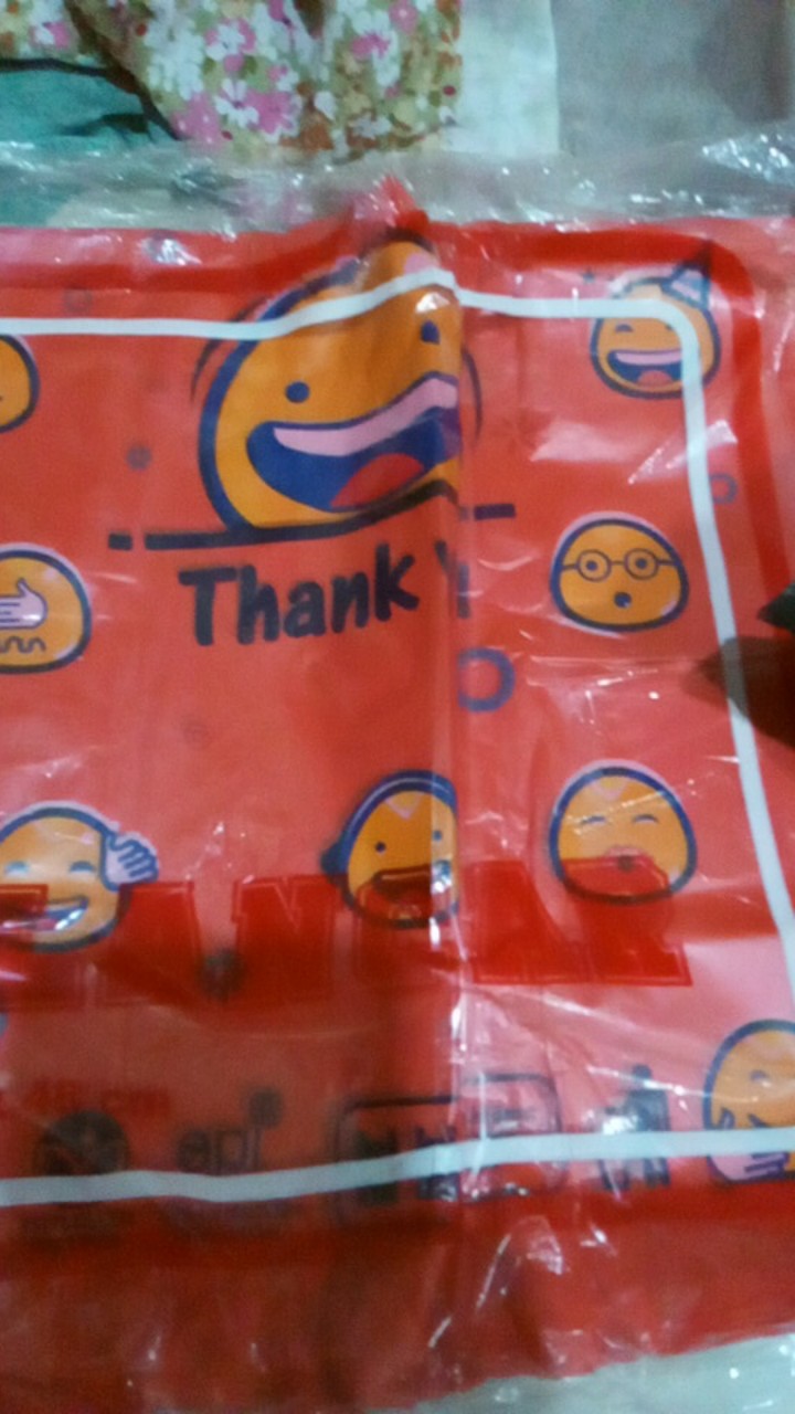 Kresek Motif 28cm/ Kresek Smile / Kresek Olshop