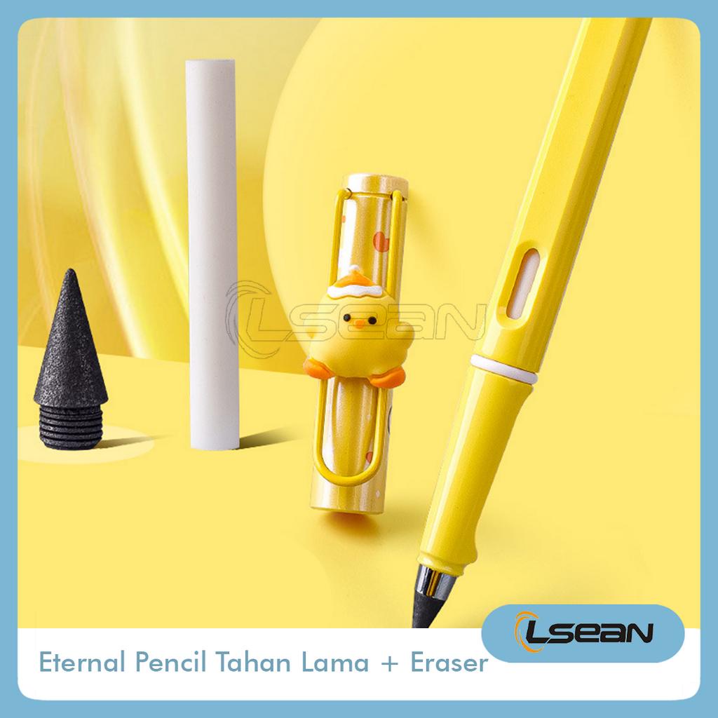 Magic Eternal Pen Pulpen Ajaib Abadi Motif Boneka Karakter Lucu