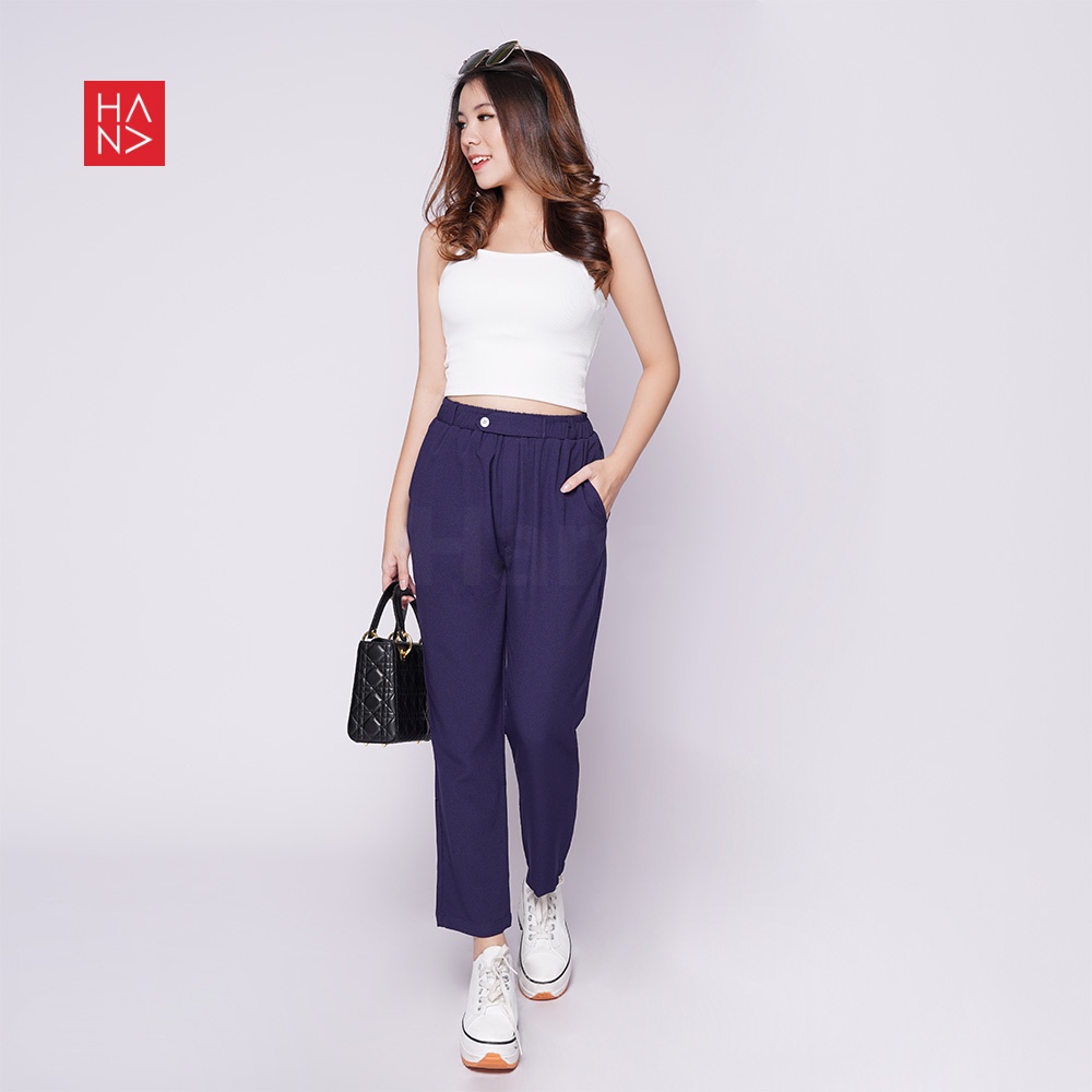 Hana Fashion - Riri Long Pants Celana Wanita Kerja - LP059