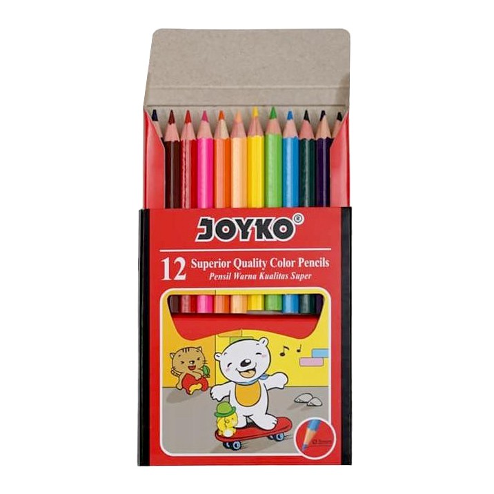 

Pensil Warna Joyko (12 Warna/Pendek) CP-S12