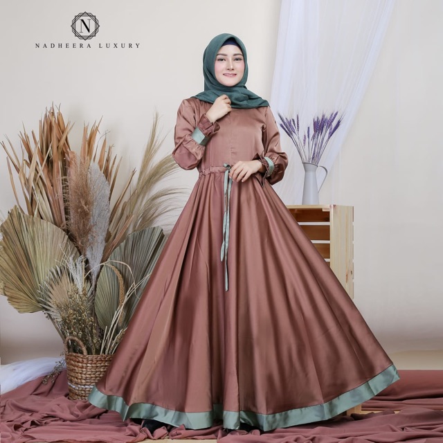 DRESS MARISSA | NADHEERA LUXURY | ELEGANT DRESS | GAMIS CANTIK