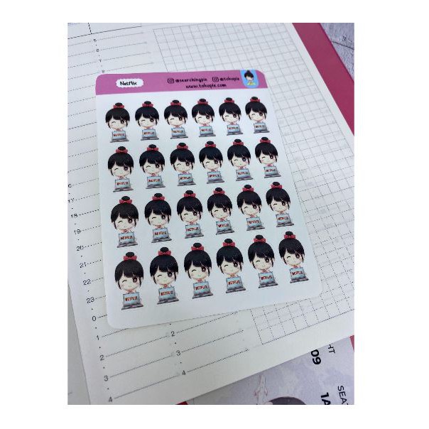 

P018 Pie Sticker - Nonton Yuk