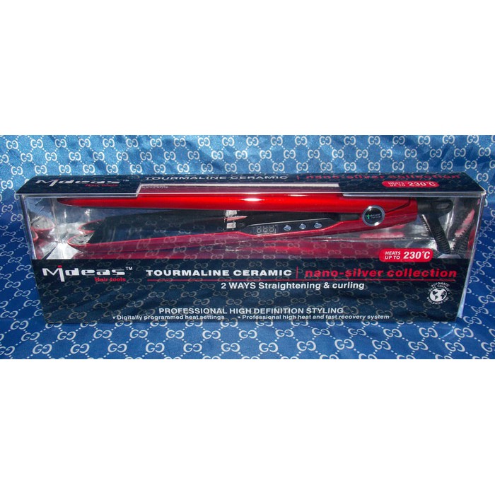 Original Catokan Rambut 2 in 1 Curling dan Bonding Mideas F601E L Profesional salon Murah