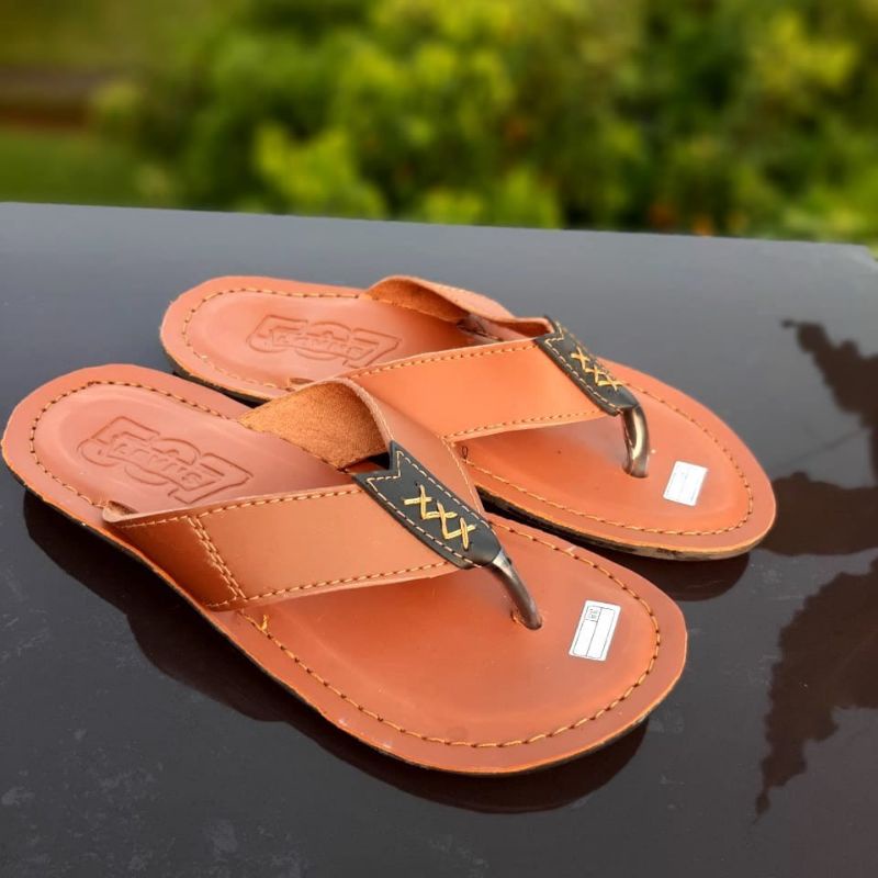 Sandal Kulit Anak Jahit Tembus 26-35