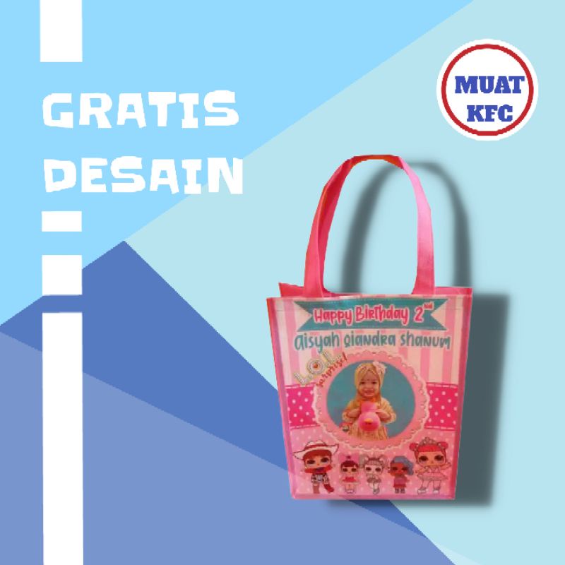 

Tas ultah/Goodie bag karakter