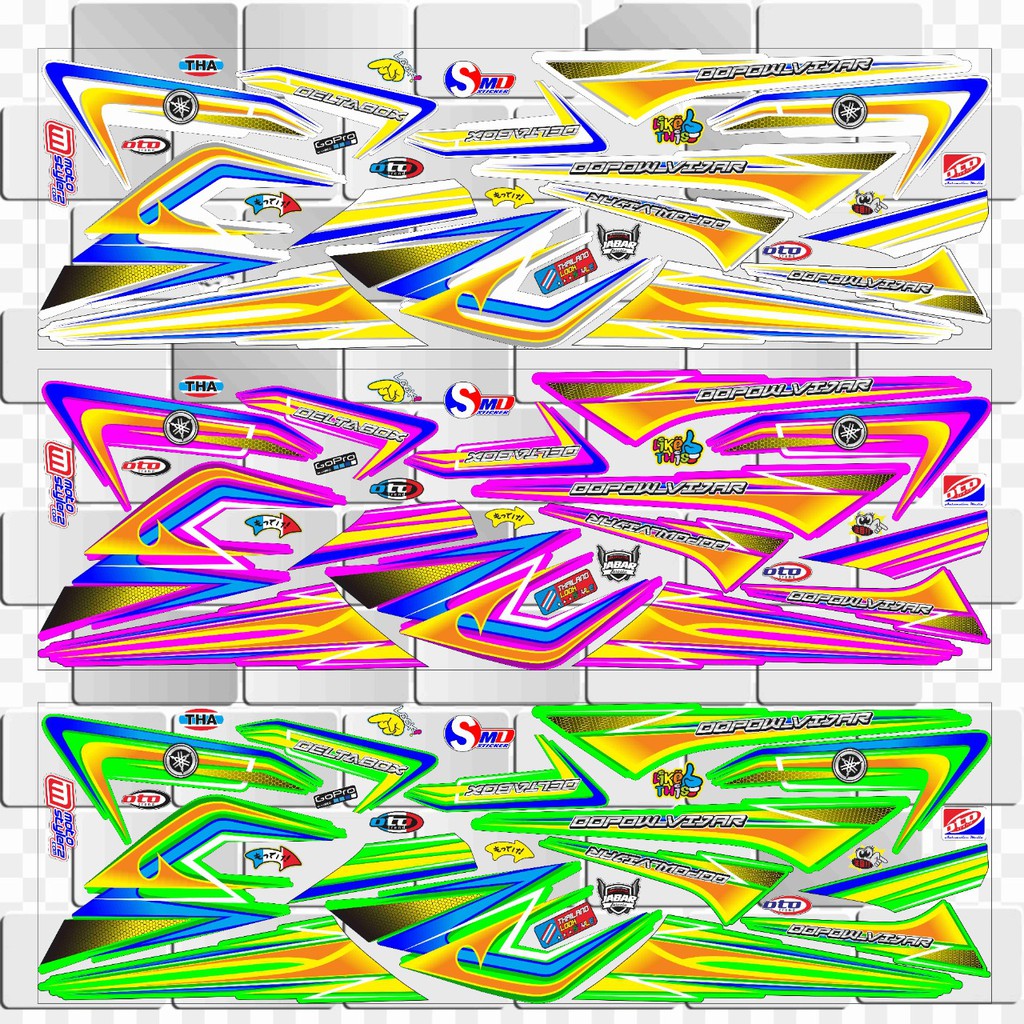 STRIPING VARIASI VIXION OLD TAHUN 2008/2012