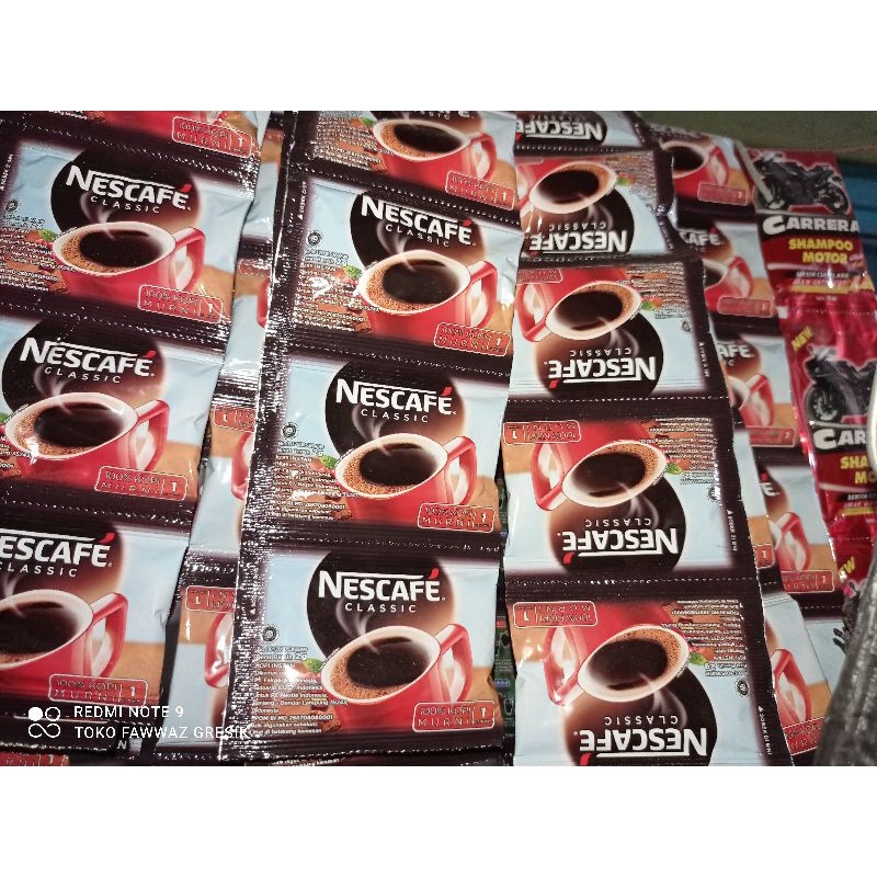 NESCAFE CLASSIC 2gr KOPI (ISI 10 PCS) DALGONA / Sachet 2 Gram