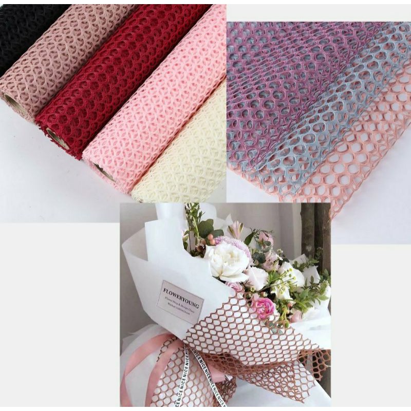 

wrapping bunga korea roll motif bulat