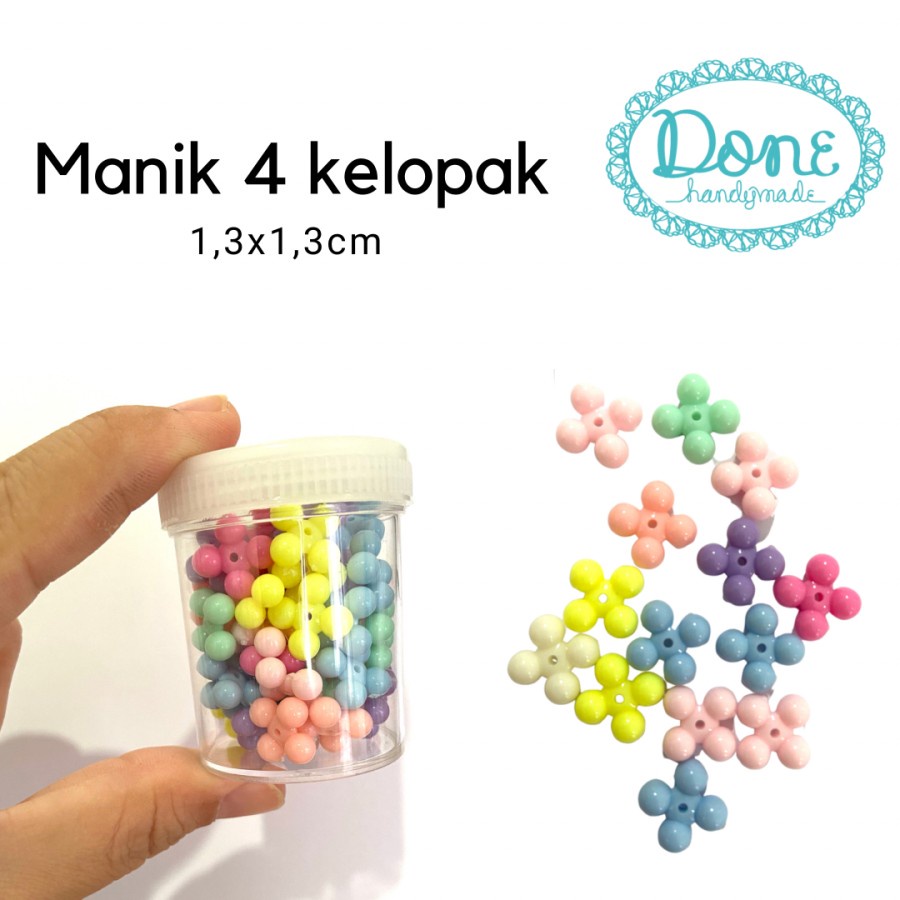 Flower beads manik manik bunga aksesoris pernak pernik