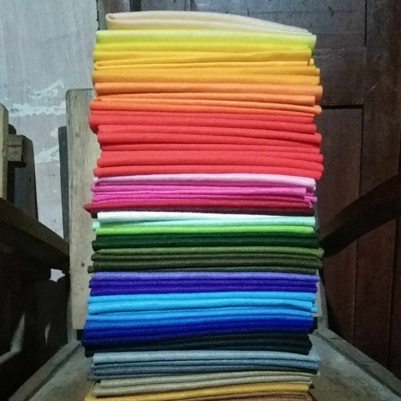 Kain flanel meteran 1mx90cm(felt/bisa untuk media hidroponik)