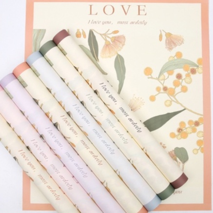 Flower Quotes Pattern Paper Wrap Kertas Buket Cellophane Kertas Bunga Paper Flower / Flower Wrapping / Cellophane / Wrap / Kertas Bunga / Kertas Kado / Flower Paper / Kertas Grosir / Kertas Import / Kertas Cellophane / Florist / Buket Bunga / Florist Supp