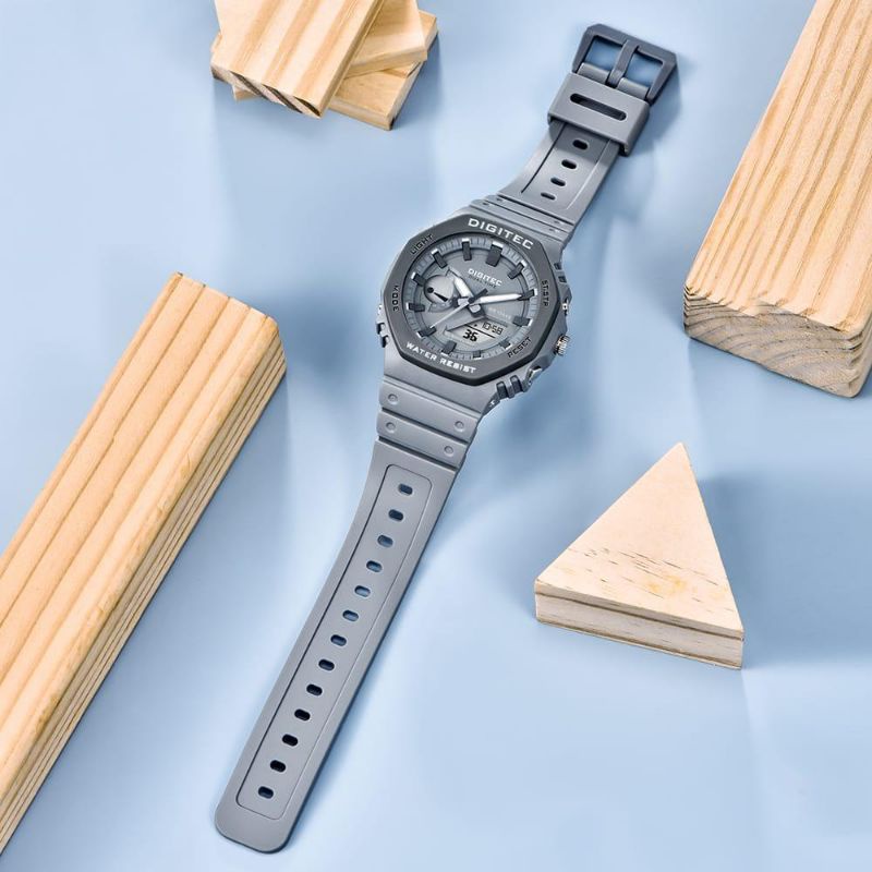 Jam Tangan Pria Digitec DA 2119 / Digitec 2119 / DA 2119 Analog Water Proff Rubber