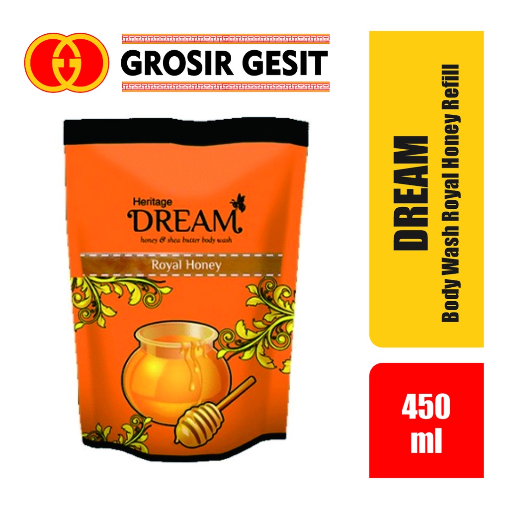 Dream Body Wash Heritage Royal Honey 450 ml Refill (Kemasan Baru)