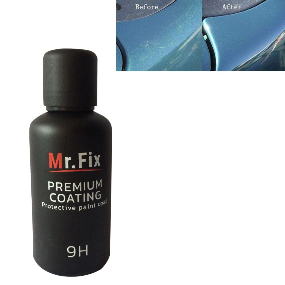 Mr.Fix Premium Protective Paint Coating Ceramic Hydrophobic Liquid 9H 30ml - Black