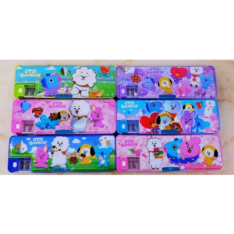 

Tempat Pensil Kotak Pensil Magnet Serutan 2Lubang BTS 588-184