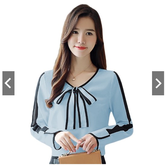 Fifi Fashion Blouse Tangan Panjang Wanita Gaya Korea Model Terbaru  Gisel