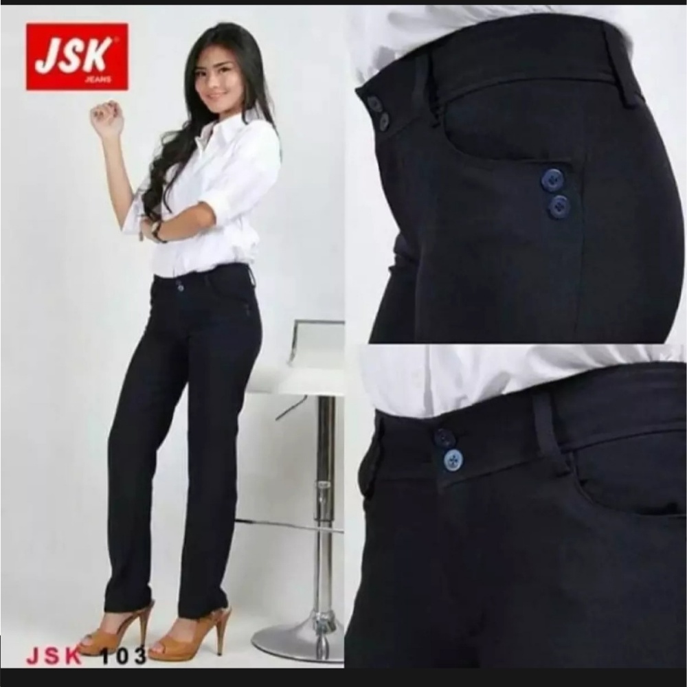 Celana Kerja Wanita Kantor Celana Kantor Wanita Celana Wanita Jumbo Size M,L, XL,XXL,XXXL,4L,5L BB 35-80kg