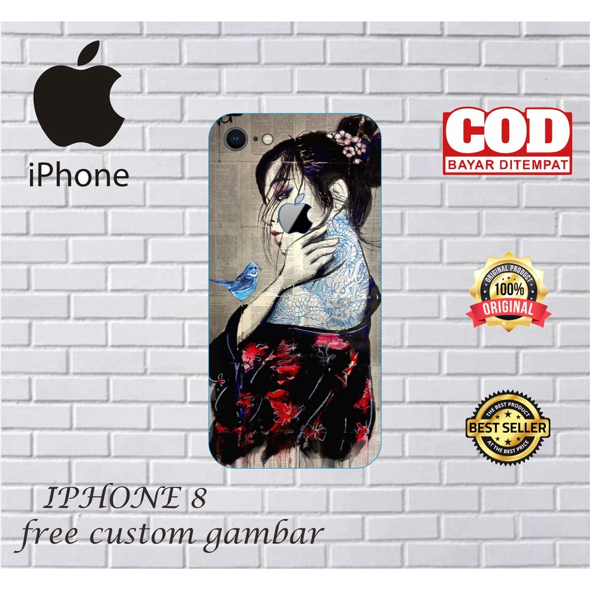 GARSKIN/STICKER HANDPHONE IPHONE 8 CUSTOM