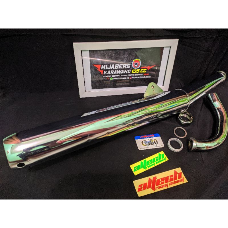 KNALPOT ALTECH FULSET TIPE C17 C20 C20RR-ALTECH FULSET