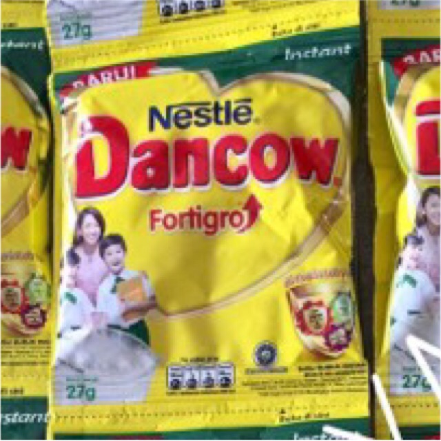 Susu DANCOW FORTIGRO Harga per Sachet Instant 27 gr