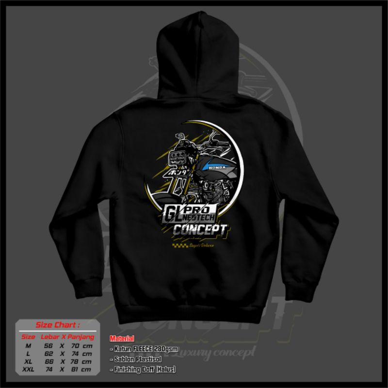 JAKET MOTOR HODIE GL PRO CONCEPT JAKET SIMPLE JAKET MOTOR