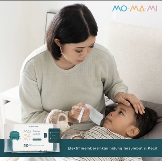 Momami Saline Wipes 30/Tisu basah/Baby wipes/tisu basah bayi