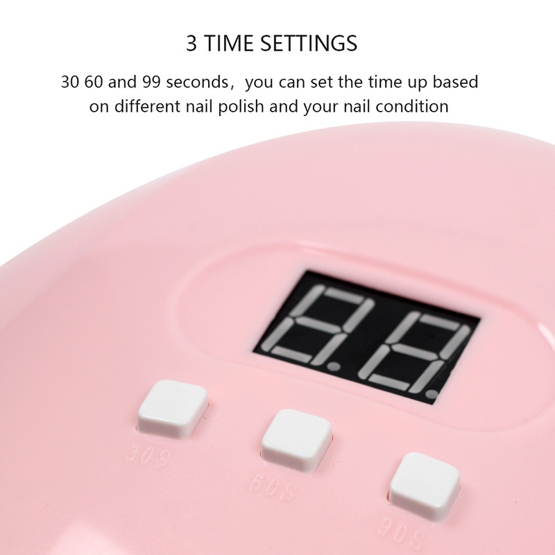 Alat Pengering Kutek Gel Murah Pengering Kutek Kuku Smart Portable UV LED Nail Dryer