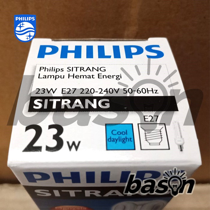 PHILIPS Sitrang 23W - Lampu Hemat Energi - Putih