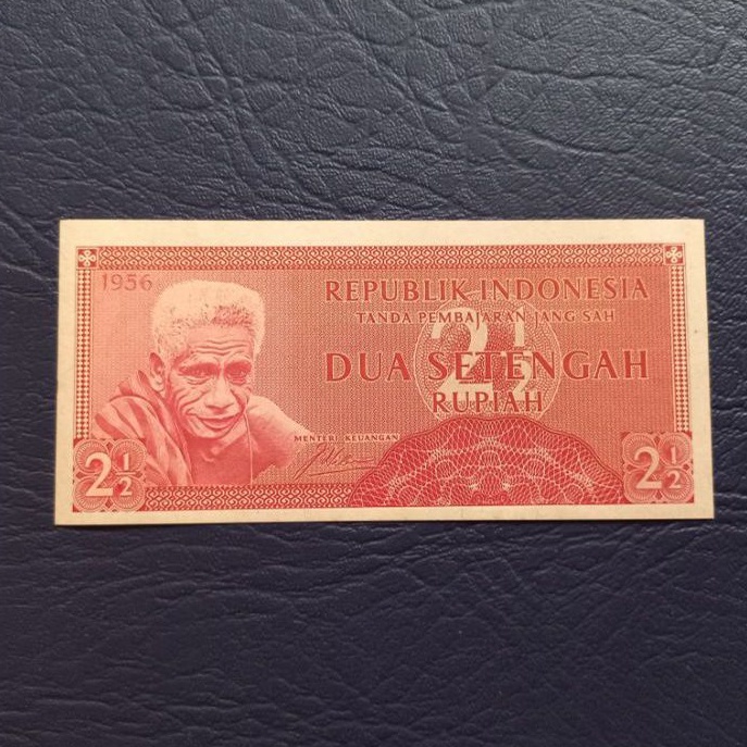 Uang kuno kertas 2,5 rupiah  Suku bangsa