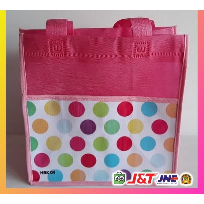 

✨ BISA COD ✨ Goodie Bag "POLKADOT" 25x25x15 - Tas Spunbond (Pack Isi 12 Pcs)