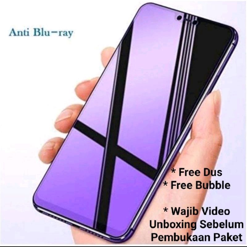 Xiaomi Redmi 5 Resmi 5A Redmi 5+ Redmi 6 Pro Resmi 8A Pro Tempered Glas Blue Light Anti Radiasi Full Lem Full Screen