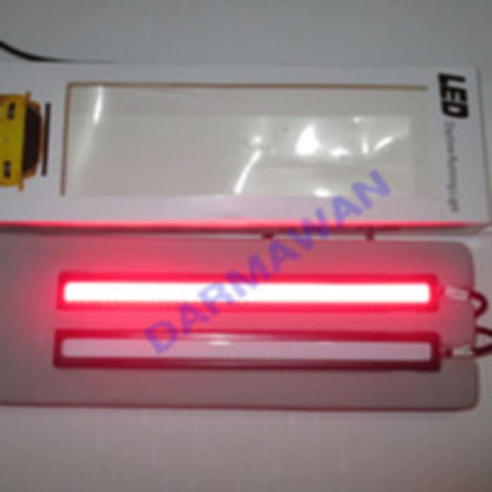 TERMURAH Lampu DRL LED Plasma COB 17cm Merah