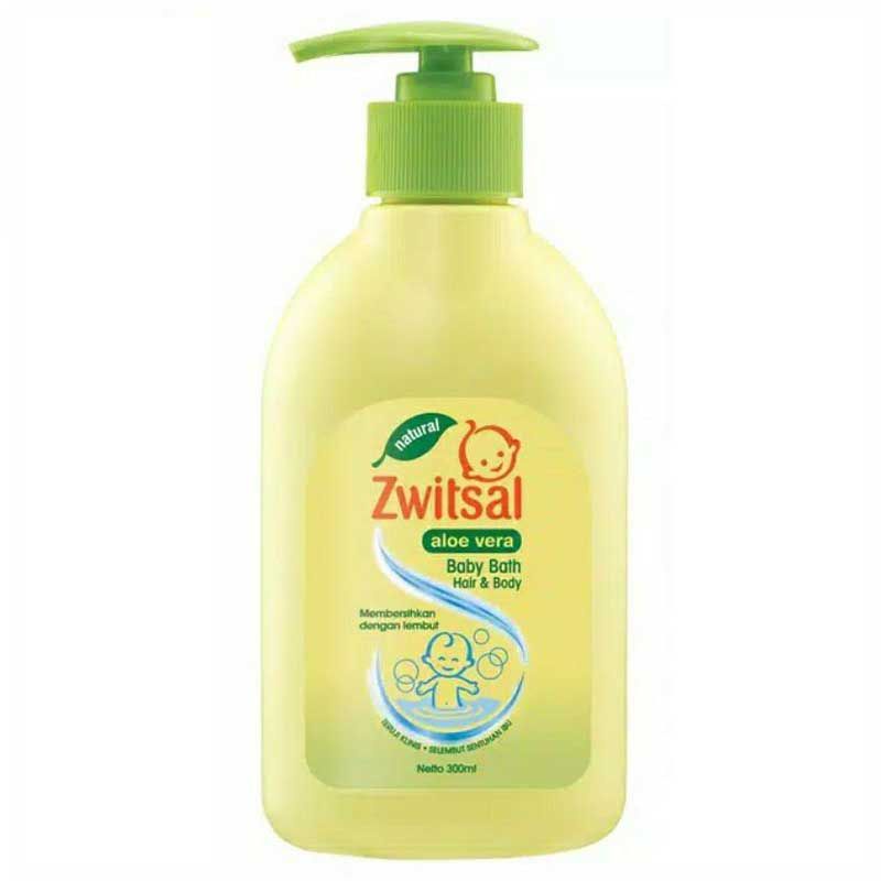 Zwitsal Baby Bath 300 ml H&amp;B Aloe Vera / Sabun Mandi &amp; Shampo Bayi / Sabun Mandi &amp; Shampo Zwitsal