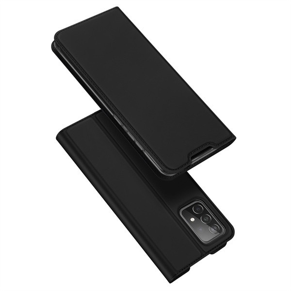 SAMSUNG A33 5G / A53 5G / A73 5G COVER SOFTCASE DUX DUCIS SKIN PRO FLIP LEATHER SOFT CASE - A33 5G, BLACK