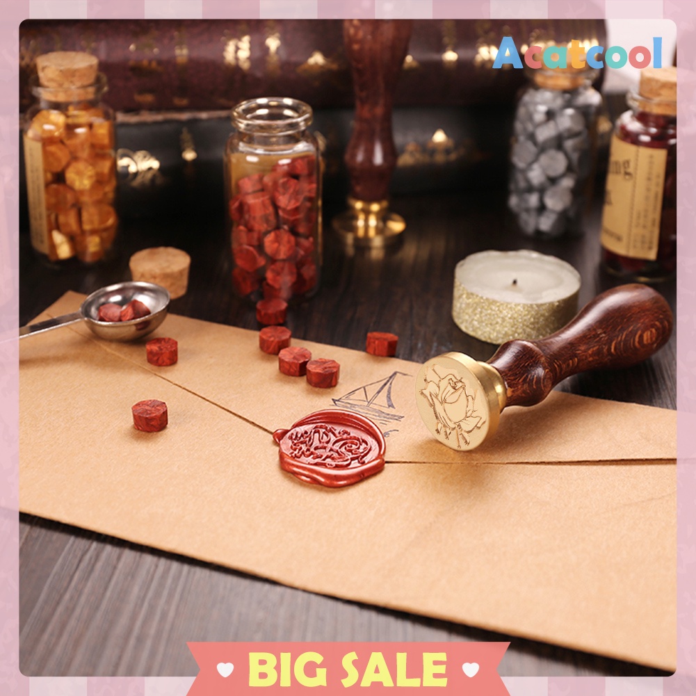 Sealing Wax Pills Grain Vintage Wax Seal Stamp Tablet Beads for Envelope