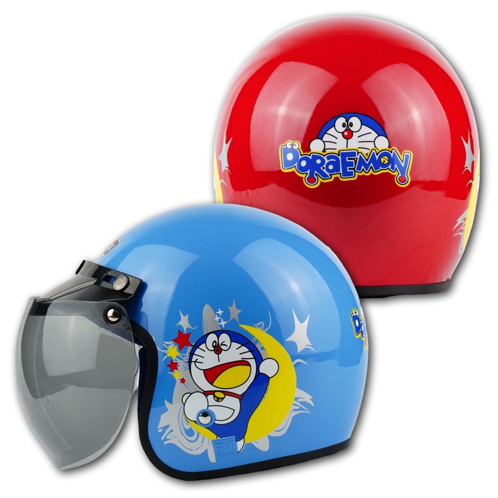 Helm Anak WTO Semi Retro - Doraemon