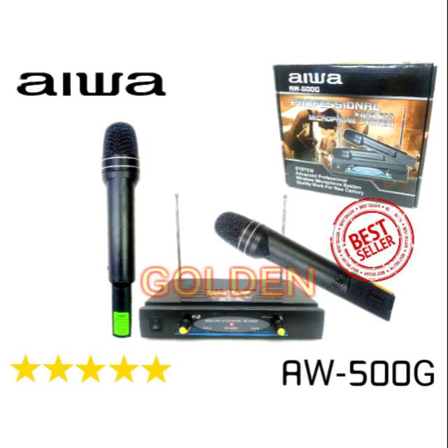 Mic Wireless Aiwa AW 500 G Handheld
