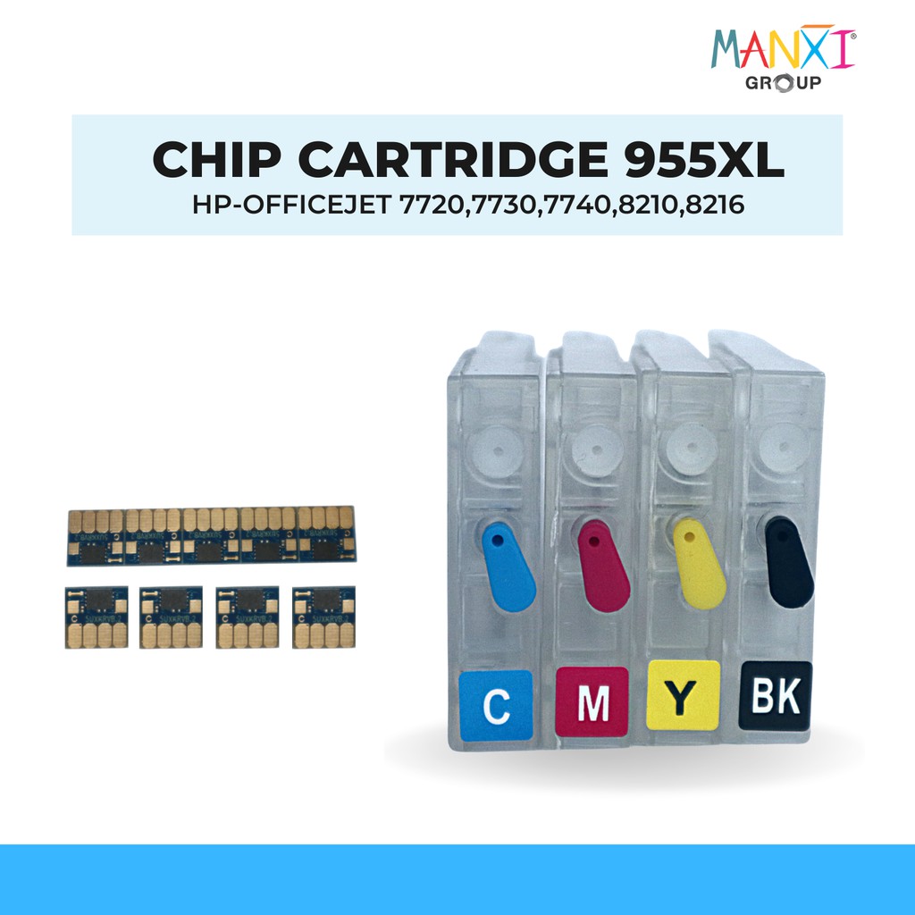 Auto Reset Chip Cartridge 955 XL For HP Officejet  Bonus  CISS