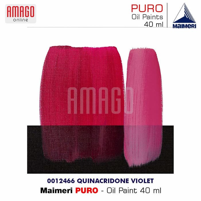 MAIMERI PURO - OIL PAINT - QUINACRIDONE VIOLET - 40ML - M0012466