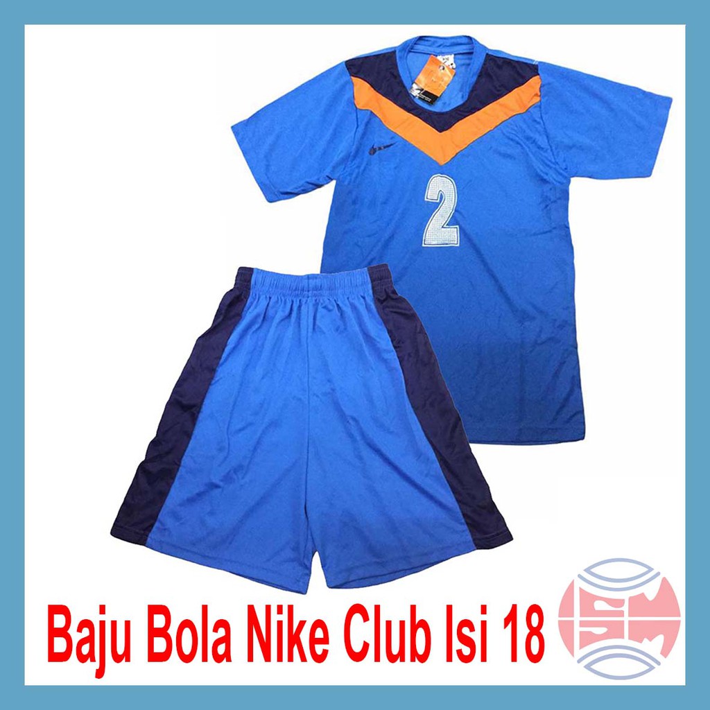 Baju Bola Set Club Nike Isi 18