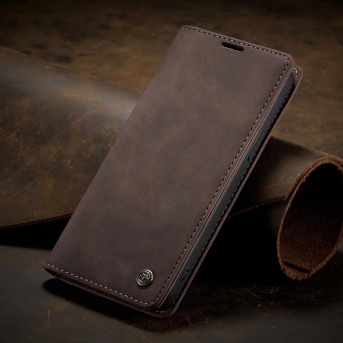 OPPO F1S CASEME ORIGINAL CASE FLIP CASE WALLET OPPO F1S / CASEME F1S - COKLAT MUDA