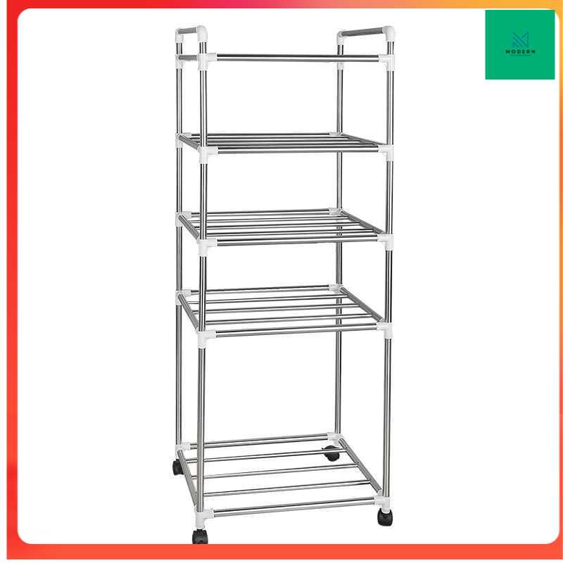 TD-DA POLBEST Rak Tingkat Dapur Kitchen Storage Rack 5 Layer - 50801