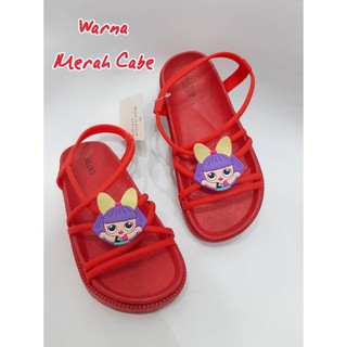 Pasti PuasSize 24 35 Sandal  gladiator tali  LOL lucu 