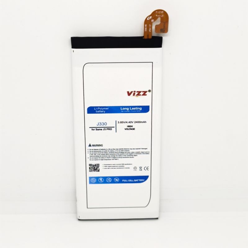 Baterai Batre Vizz samsung Galaxy J3 Pro / J330 Original Vizz