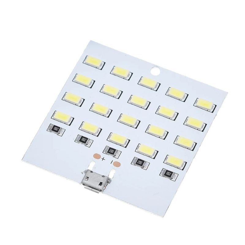 Lampu led micro usb 20 mata led lampu darurat/camping