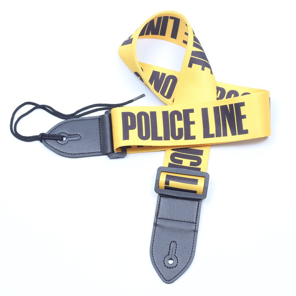 Strap Gitar Kuning Police Line Cowboy