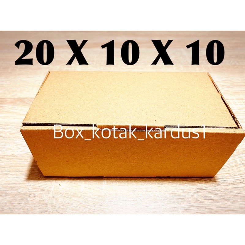 

box kotak kardus karton 20x10x10