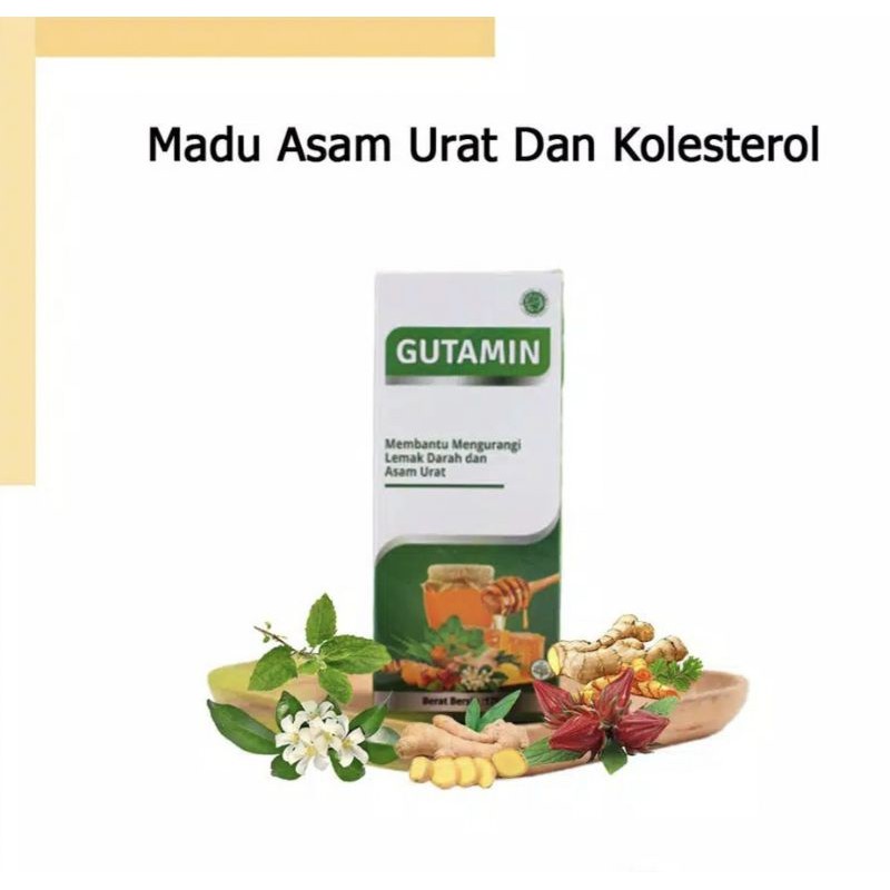 Penurun Kolesterol - GUTAMIN Obat Herbal Ampuh, Obat Asam Urat dan Nyeri Sendi Madu Ratik Herbal Original untuk Rematik, Asam Urat Kolesterol Ampuh Sudah Terdaftar BPOM