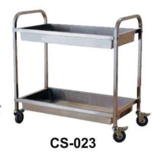 Cindiashope Cs-023 Stainless Steel Trolley / Troli Stainless Steel Serbaguna